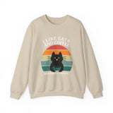 cATS AND cOFFEE Unisex Heavy Blend™ Crewneck Sweatshirt