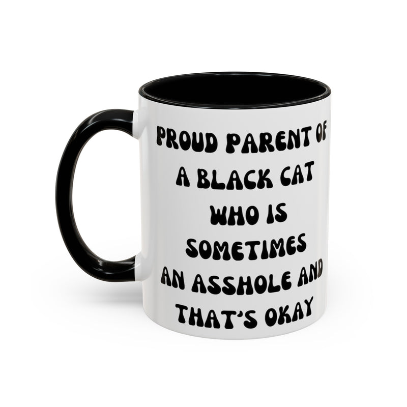 Proud Parent of a Black Cat Ceramic Mug