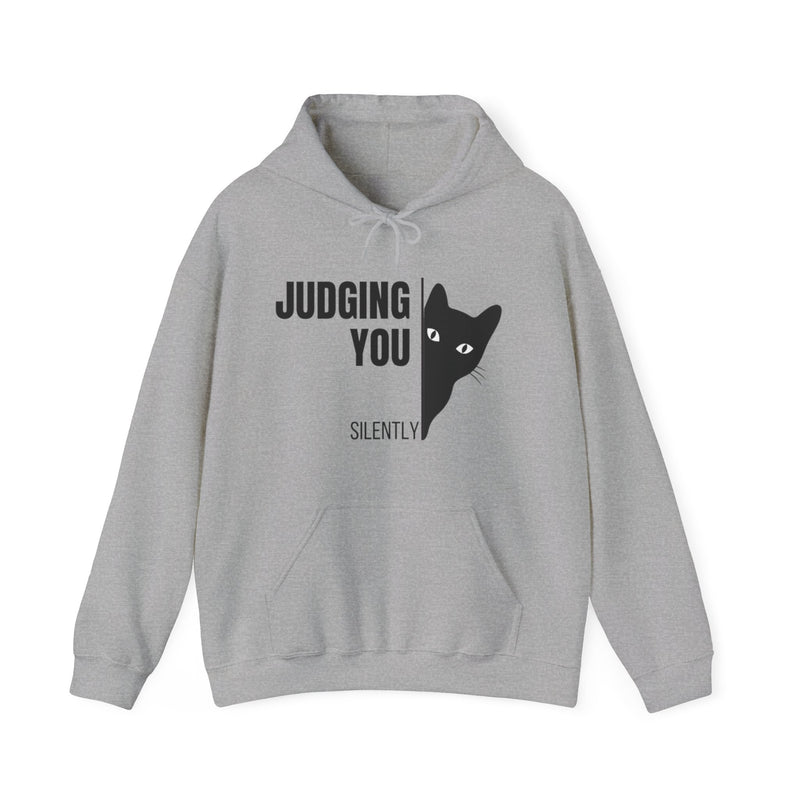 jUDGING yOU sILENTLY Unisex Heavy Blend™ Hooded Sweatshirt