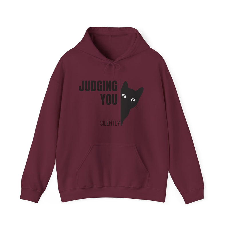 jUDGING yOU sILENTLY Unisex Heavy Blend™ Hooded Sweatshirt