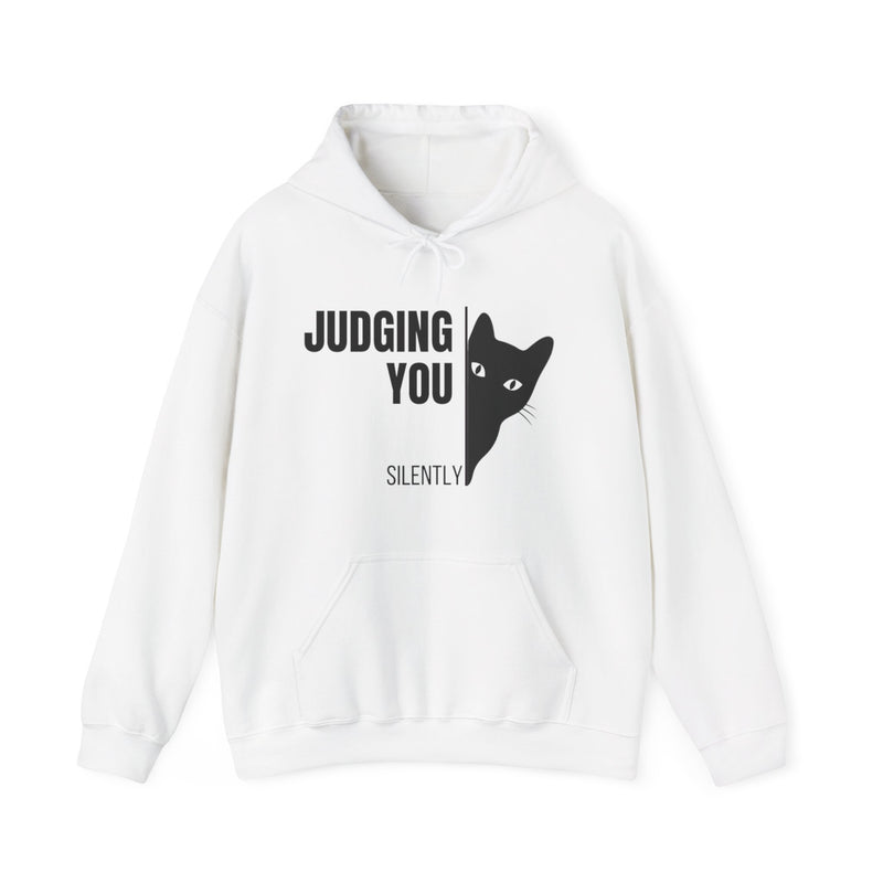 jUDGING yOU sILENTLY Unisex Heavy Blend™ Hooded Sweatshirt