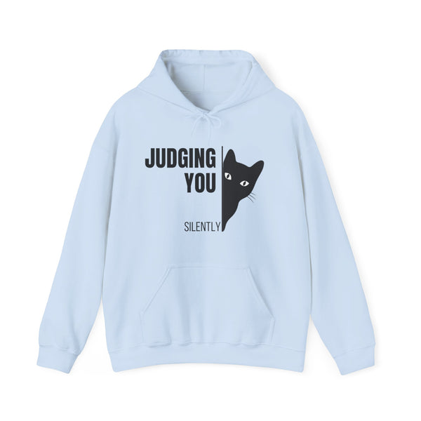 jUDGING yOU sILENTLY Unisex Heavy Blend™ Hooded Sweatshirt