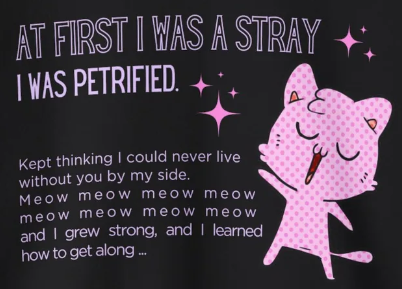 aT fIRST i wAS a sTRAY Unisex Heavy Blend™ Crewneck Sweatshirt